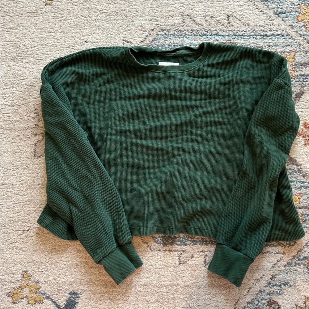 Province of Canada Morning Waffle Crop Top